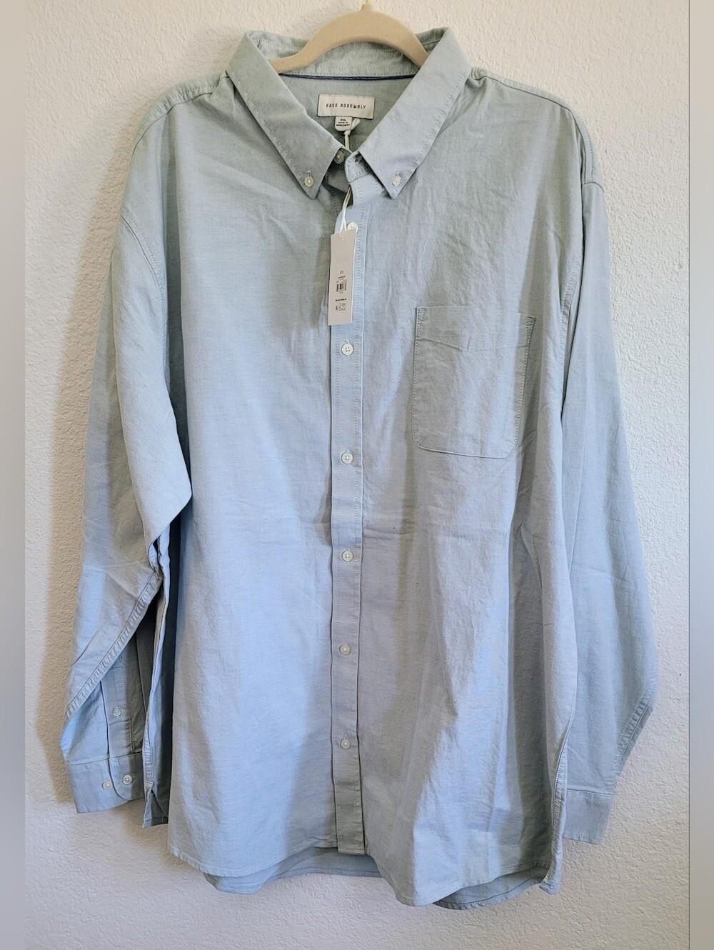 FREE ASSEMBLY .. Light Blue Button-Down Shirt